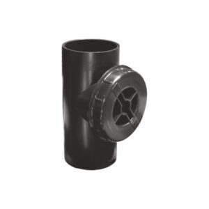 PIESA INSPECTIE VALRain PEHD CIRC.LA 90grd D.125 - VALROM - imagine 1