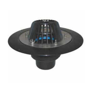 RECEPTOR ACOPERIS VALRain DN110 CU GULER IZOLATOR FLANSA INOX SI PARAFRUNZAR - VALROM - Image 1