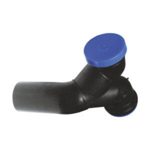 COT VALRain PEHD D.110 PT.WC SUSPENDAT DUBLU ORIZ.D.110 GARNIT.SI DOP - VALROM - Image 1