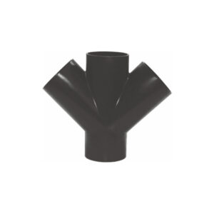 RAMIFICATIE DUBLA VALRain PEHD 45grd D.110/ 40 - VALROM - imagine 1