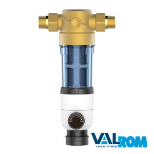 FILTRU VALHOH PURJARE 4MC/H IN-OUT 3/4 FE HOL CARTUS INOX 90MICRONI - VALROM - imagine 1