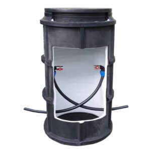 CAMIN APOMETRU VALWater DUBLUSTRAT D.550 H=1100 INSTALATIE D25X1/2'' CAPAC - VALROM - imagine 1