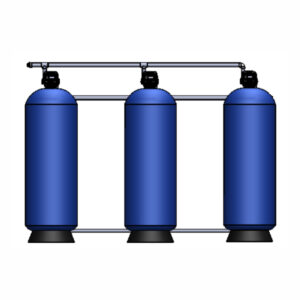 SISTEM MULTITANC DEFERIZARE-DEMANGANIZARE VALHOH FEMN 4x150 MULTI P Q10,0 mc/h - VALROM - Image 1