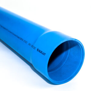 TUB VALSpring PVC PT. PUTURI CU FILET R16 D.140 L0.5M - VALROM - imagine 1