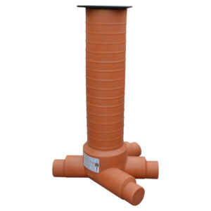 CAMIN INSPECTIE PE VALPlast D.315 3IN1OUT 200/160 CAPAC FONTA B125 H1,6M - VALROM - imagine 1